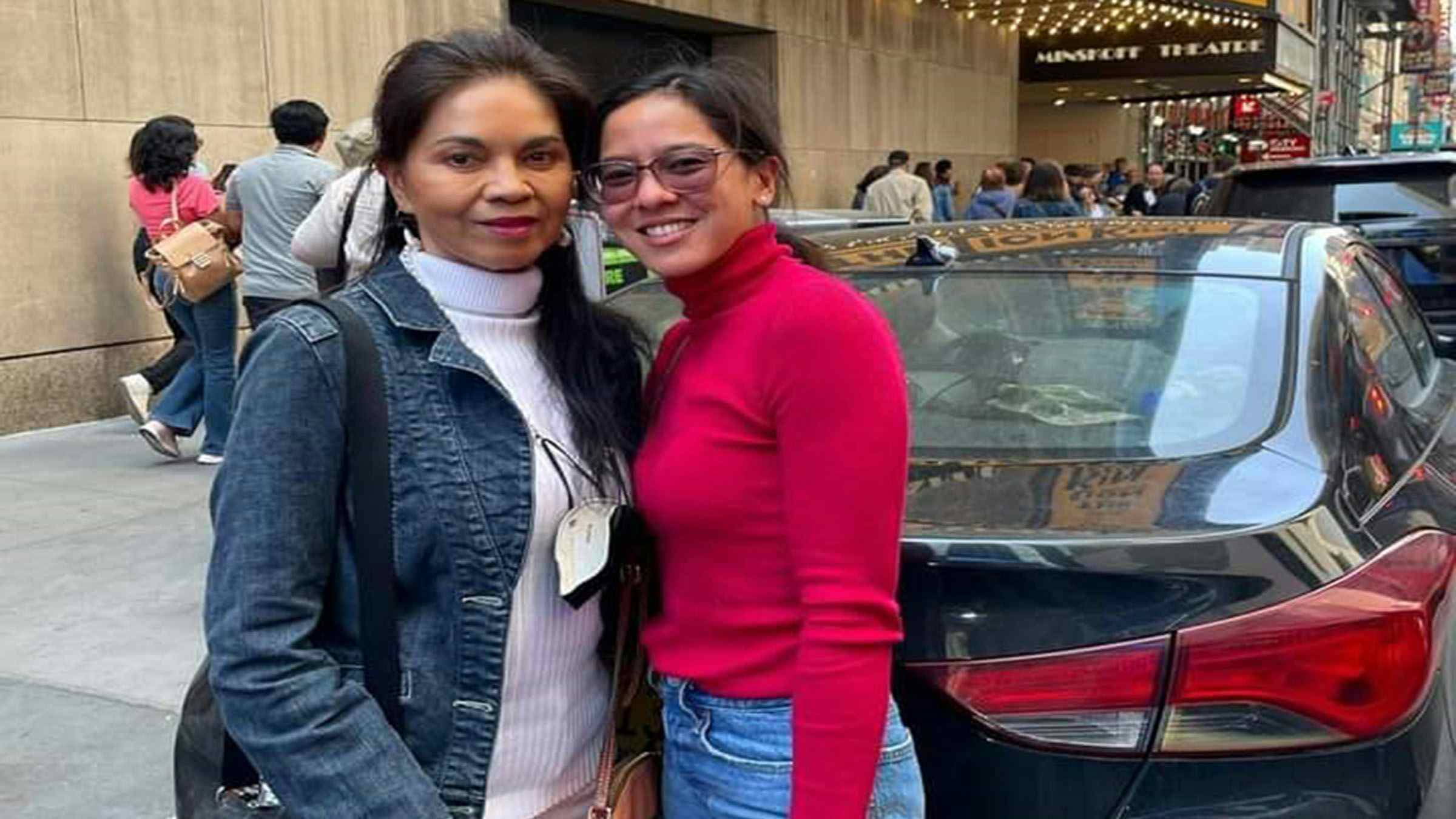 Maria Isabel Lopez reacts on 2023 Miss Universe Philippines Michelle Dee; watches Broadway with daughter (Maria Isabel Lopez and daughter Mara Lopez Photo Credit Maria Isabel Lopez's Facebook)