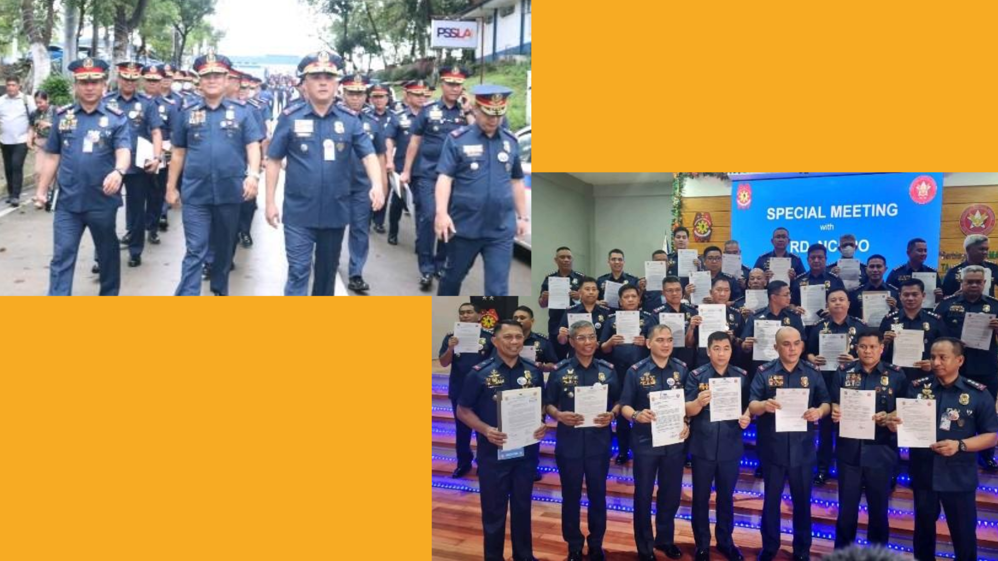 PNP-NCRPO officers sign courtesy resignations