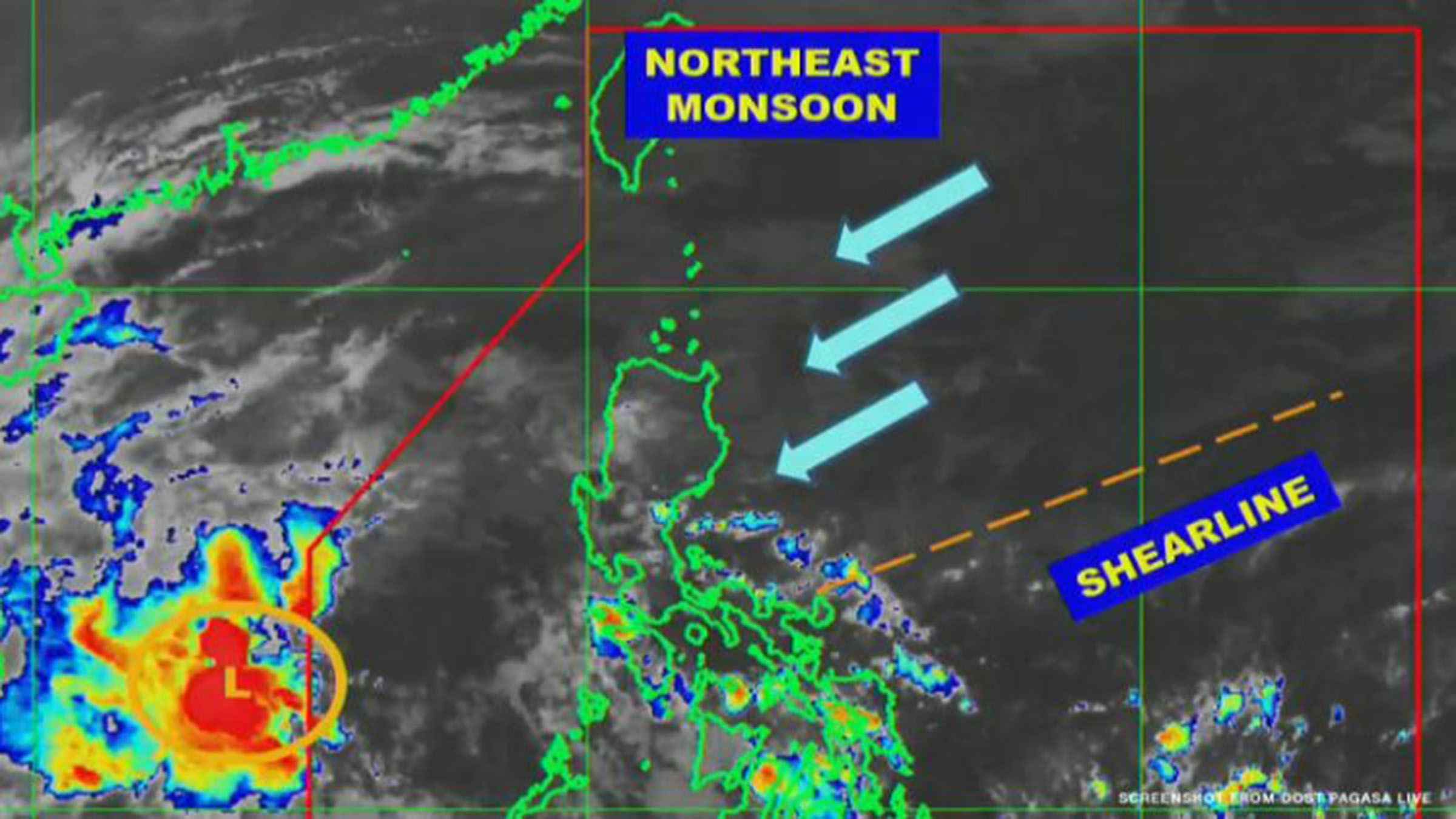 Rains in VisMin and parts of Luzon this weekend