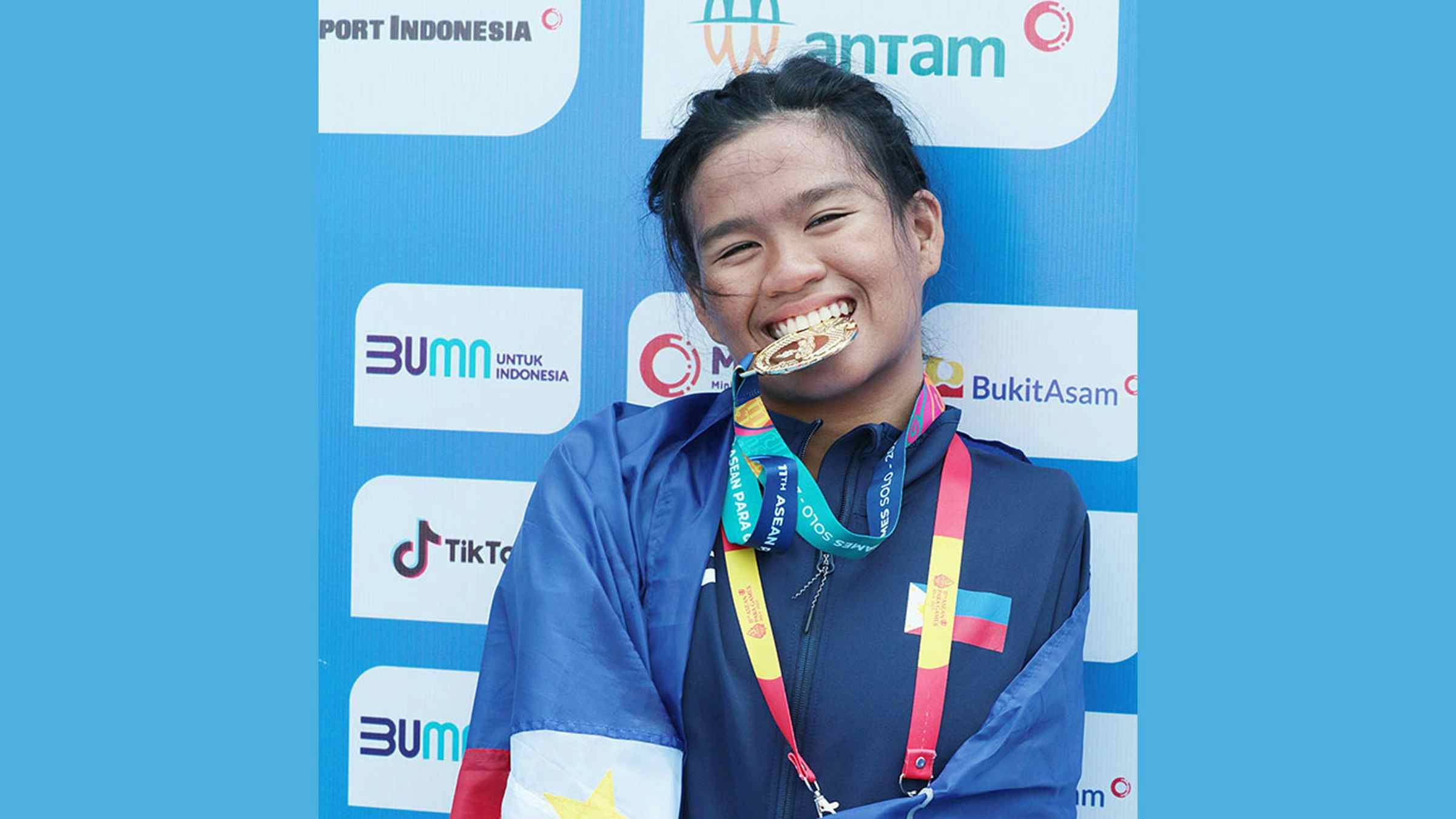 Para swimmer gets historic first triple gold for the Phl. in the Asian Para Games