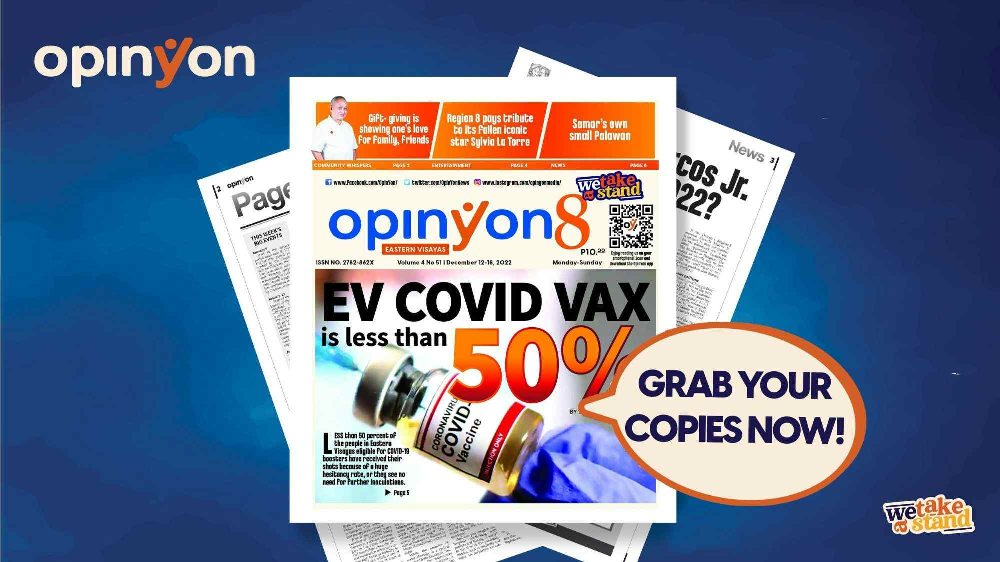 EV COVID vax is less than 50%